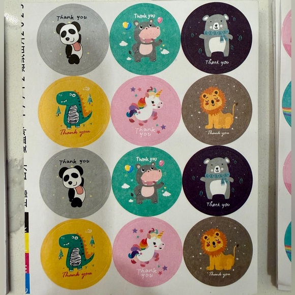 Assorted Thank You Sticker Pack - Picture 11 of 12